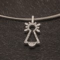 COLGANTE VIRGEN DIAMANTES