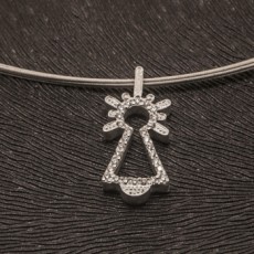 COLGANTE VIRGEN DIAMANTES