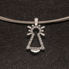 COLGANTE VIRGEN DIAMANTES I