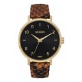 RELOJ NIXON ARROW LEATHER GOLD RUST