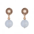 PENDIENTES SUNFIELD AGATA AZUL