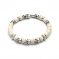 PULSERA RAIVE SKULL BLANCA