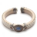 PULSERA RAIVE CIANITA CUERO