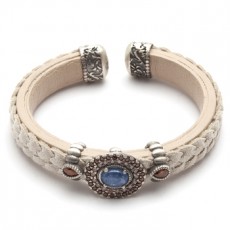 PULSERA RAIVE CIANITA CUERO