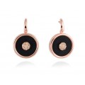PENDIENTES MOON NEGRO