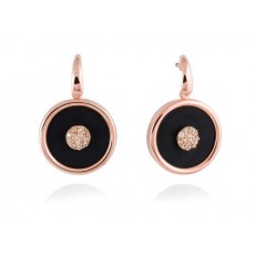 PENDIENTES MOON NEGRO