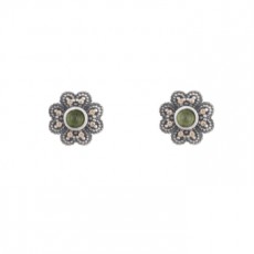 PENDIENTE SUNFIELD FLOR VERDE