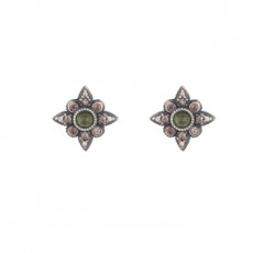 PENDIENTES SUNFIELD ESTRELLA VERDE