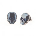 PENDIENTES CALAVERA AZUL