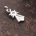 COLGANTE VIRGEN ORO BLANCO MINI
