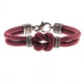 PULSERA KNOT GRANATE