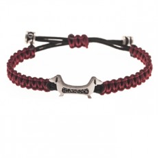PULSERA M&T DIAMANTES NEGROS (GRANATE)