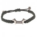 PULSERA M&T DIAMANTES NEGROS (VERDE)