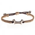 PULSERA M&T DIAMANTES BROWN (CREMA)
