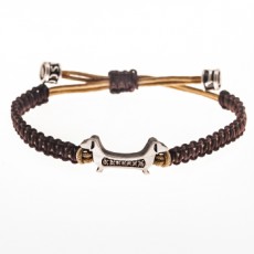 PULSERA M&T DIAMANTES BROWN (MARRON)