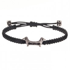 PULSERA M&T DIAMANTES NEGROS (NEGRA)