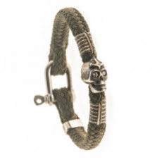 PULSERA MYNOON BRILLANTE MARRON VERDE