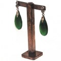 PENDIENTES CALCEDONIA VERDE