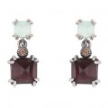 PENDIENTES SUNFIELD CLAW GARNET