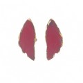 PENDIENTES FILI PLAZA EROSIONES ROJO