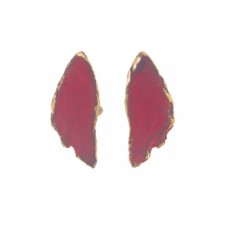 PENDIENTES FILI PLAZA EROSIONES ROJO