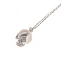 COLGANTE CALAVERA DIAMOND MYADN PLATA 