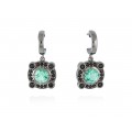 PENDIENTES RETRO VERDE