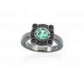 ANILLO RETRO VERDE