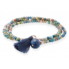 PULSERA ZEN CUARZO AZUL