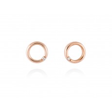 PENDIENTES KIMERA ARO ROSA