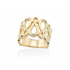 ANILLO EIGHT DORADO 