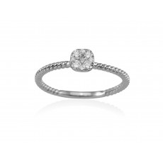 ANILLO KIMERA WHITE SQUARE