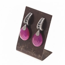 PENDIENTE KOULE FUCSIA