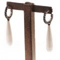 PENDIENTES LOVE SMALL AGATA BLANCA