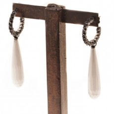PENDIENTES LOVE SMALL AGATA BLANCA