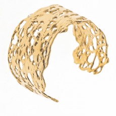 PULSERA FILI PLAZA CALADO ORO
