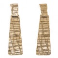 PENDIENTES FILI PLAZA COCODRILO ORO