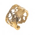 ANILLO FILI PLAZA CALADO ORO
