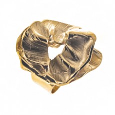 ANILLO FILI PLAZA NATURALEZA ORO