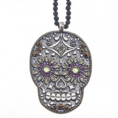 COLGANTE RAIVE CALAVERA MEX CRUZ XXL ROSA