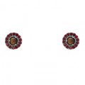 PENDIENTES RAIVE BOTTON OJO DE TIGRE