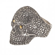 ANILLO SKULL MASTER GOLD