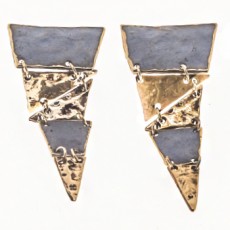 PENDIENTES FILI PLAZA AFRIKA XL AZUL