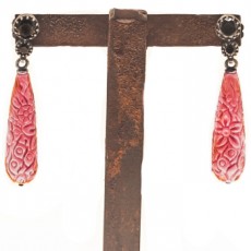 PENDIENTES BAROQUE LONG PINK