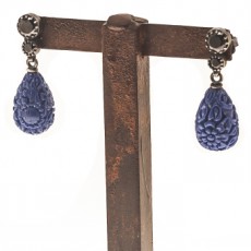 PENDIENTES BAROQUE AZUL KLEIN