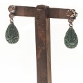 PENDIENTES BAROQUE VERDE II