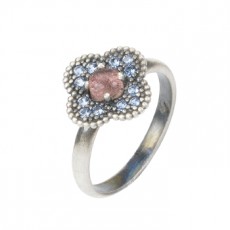 ANILLO SUNFIELD FLOR AZUL