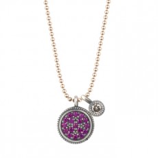 COLGANTE SUNFIELD BOTTON FUCSIA