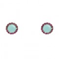 PENDIENTES RAIVE BOTON CALCEDONIA