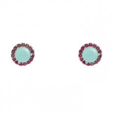 PENDIENTES RAIVE BOTON CALCEDONIA